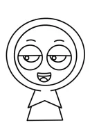 Incredibox Sprunki kleurplaat 14